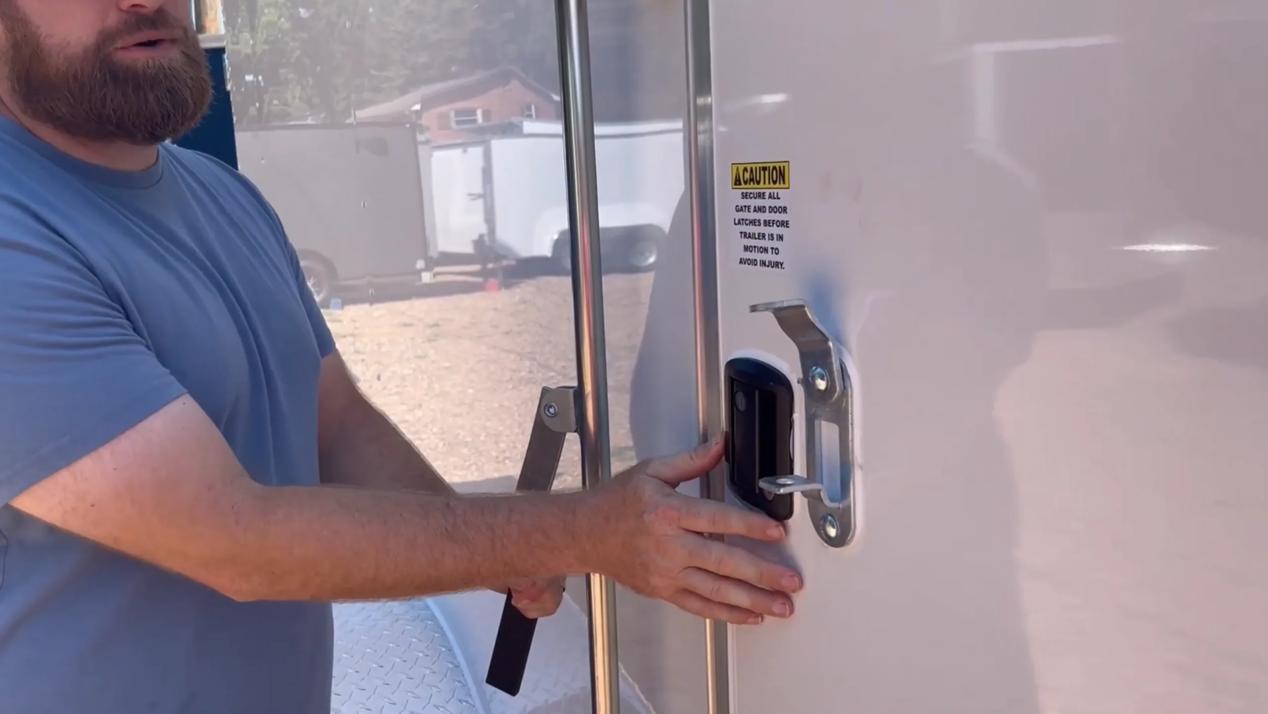 must-have trailer accessories puck style trailer lock